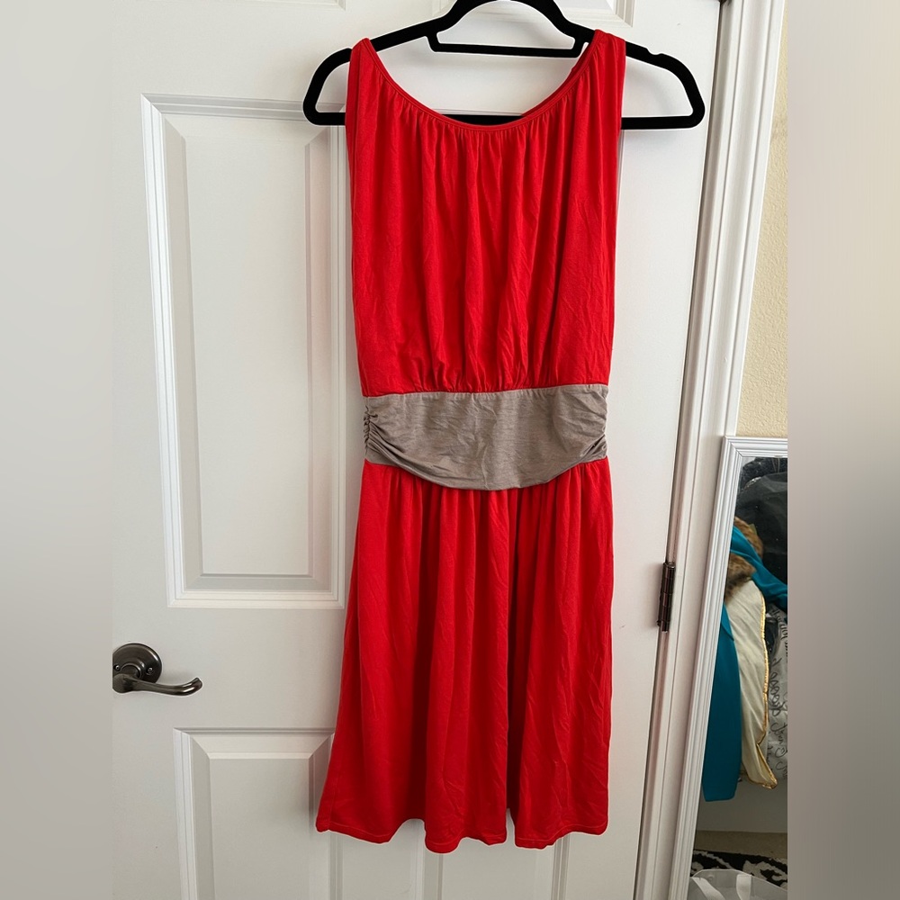 Orange Express Dress